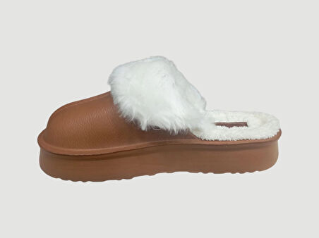 PİERRE CARDİN PC-55332 KADIN İÇİ PELUŞLU TERLİK TABA