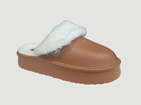 PİERRE CARDİN PC-55332 KADIN İÇİ PELUŞLU TERLİK TABA