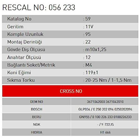 Isıtma Bujisi - Hyundai - Kia - ET056233