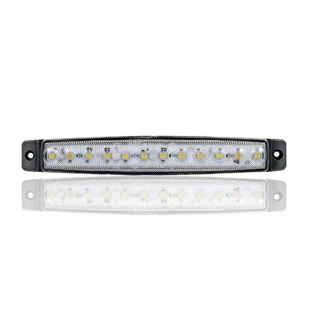 Sanel 12 Ledli 3'Lü Set Parmak Led 24V Beyaz SBC24W12-3