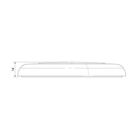 Sanel Lamba Spot Yüzey Montaj 12 Volt 24 Ledli Mavi STCS12B24
