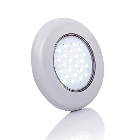 Sanel Spot Yüzey 24 Led Lamba Su Geçirmez 12V Beyaz STCS12W24