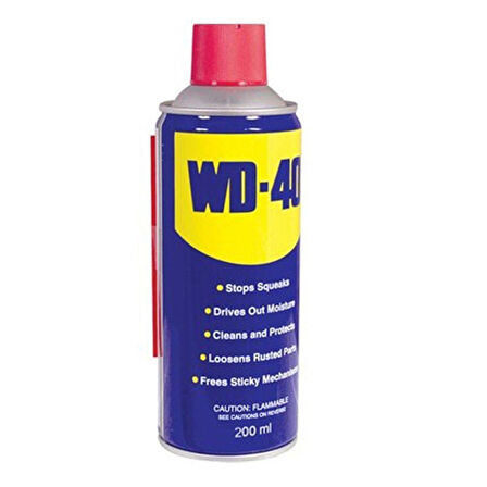 Wd 40 200 Ml Genel Amaçlı Yağlama Ve Pas Sökücü Sprey Pipetli - WD40