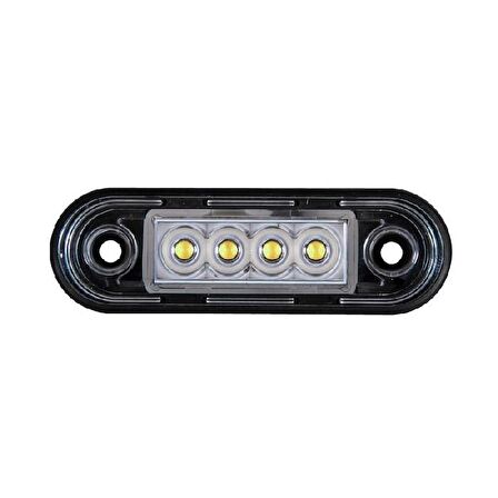 Parmak Lamba 4 Led'Li 83Mm 12V-24V Beyaz - FR0170-W