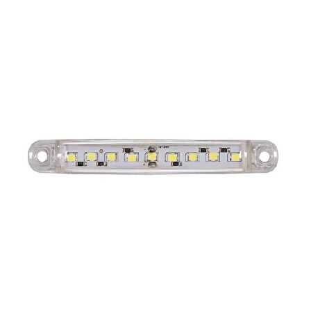 Parmak Lamba 9 Led'Li 98Mm 12V-24V Beyaz - FR0176-W