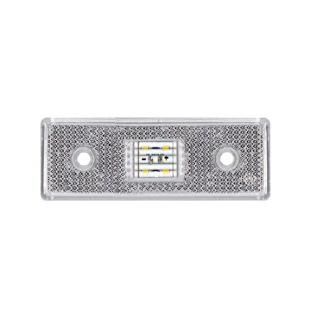 Side Marker Lamba 4 Led'Li 109Mm 12V-24V Beyaz - FR0182-W