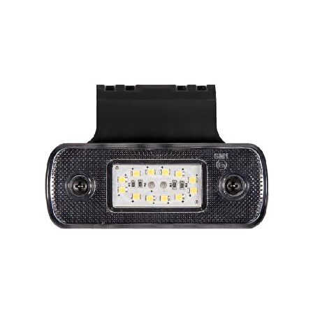 Yan İşaret Lamba Braketli 12 Led'Li 108Mm 12V-24V Beyaz - FR0191-W