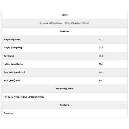 Form Metal 52853 Lamborghini 10 Kanal 9 Diş 20062093 Marş Dişlisi