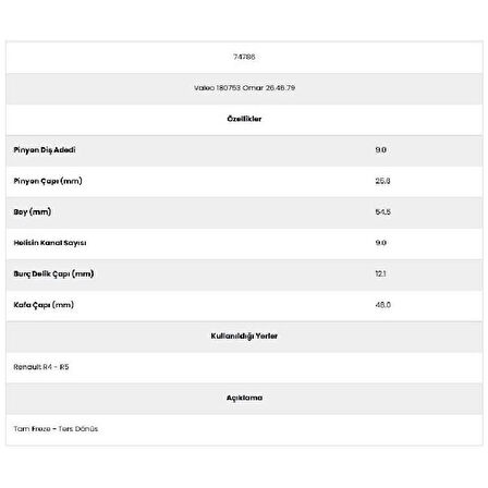 Form Metal 74786 Renault R4 9 Kanal 9 Diş Marş Dişlisi