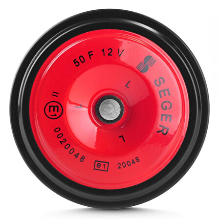 SEGER-50F Midi Disk Korna 12V (Didit), Kalın-İnce Ses Takım,K-Jet 2X Soket