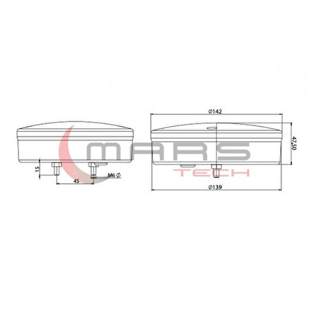 Universal-Unistar Iı Led Led Geri Vites Lamba