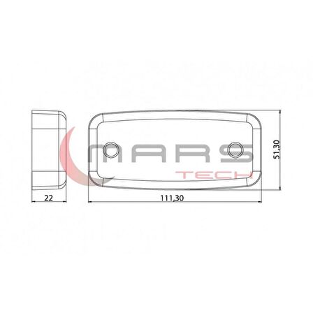 Universal - Prostar Pss 2 Led Yan İşaret Lamba 24V