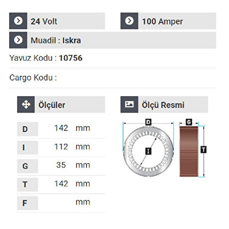 NURSAN 170124 Statör Otokar