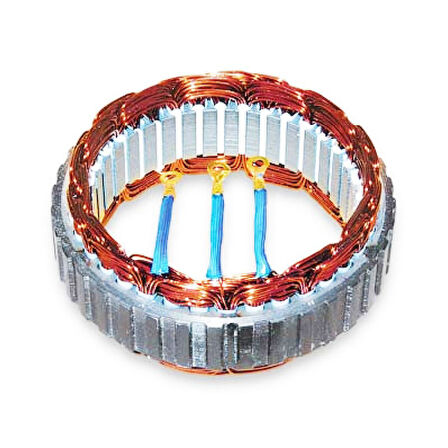 NURSAN 180624 Statör 24V 80A Belde Otobüs Samsung - Daewoo - Cat İş Makinası