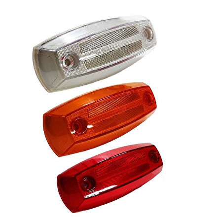 Universal Neon Led 2 Fonksiyonlu Yan Lamba 12-24V Uyumlu Beyaz
