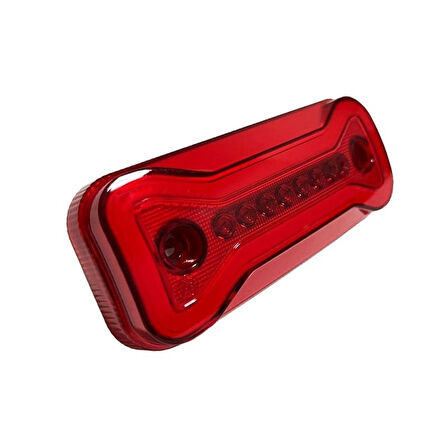 Yan Pozisyon Lambası Neon 2 Fonksiyonlu 12-24V Kırmızı Sinyal/Park