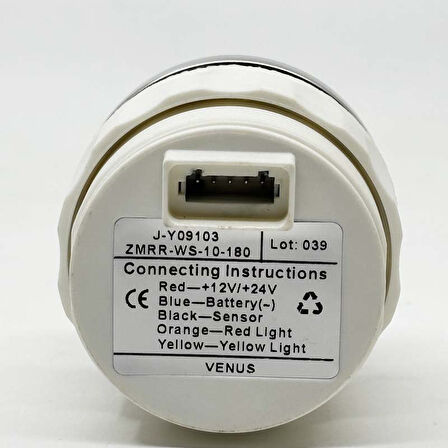 Marin Tip Dümen Açı Göstergesi Beyaz Gövdeli