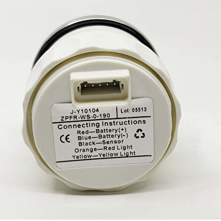 Marin Tip Akaryakıt Göstergesi Siyah