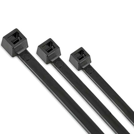 Siyah Plastik Kablo Bağı Plastik Kelepçe 3,6MMX30Cm 100