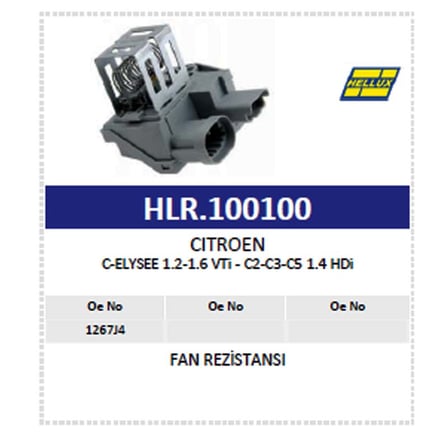 Fan Rezistansı Peugeot 207 - 208 - 407 - 508 1.4-1