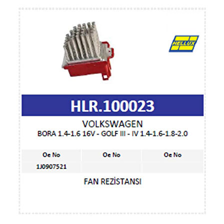 Fan Rezistansı Vw Bora 1.4-1.6 16V - Golf Iıı - Iv