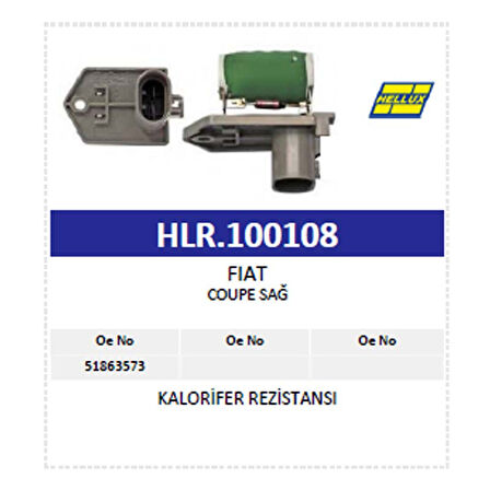 Kalorifer Rezistansı Fıat Doblo 1.3- 2.0 Jtd- Gıul