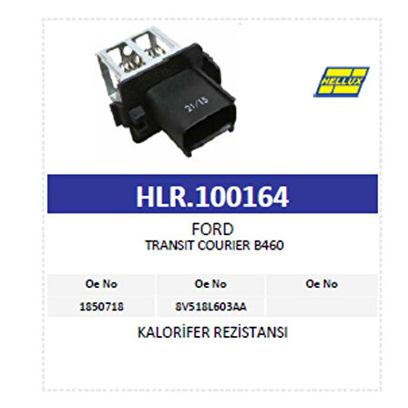 Kalorifer Rezistansı Ford Transıt Courıer B460 (8V