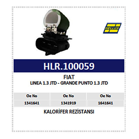 Kalorifer Rezistansı Opel Corsa D 1.3 Jtd Fıat Lın