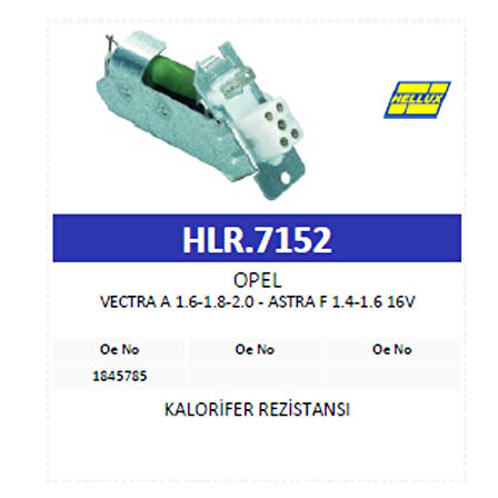 Kalorifer Rezistansı Opel Vectra A 1.6-1.8-2.0 - A