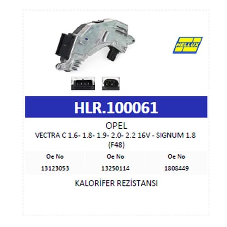 Kalorifer Rezistansı Opel Vectra C 1.6- 1.8- 1.9-