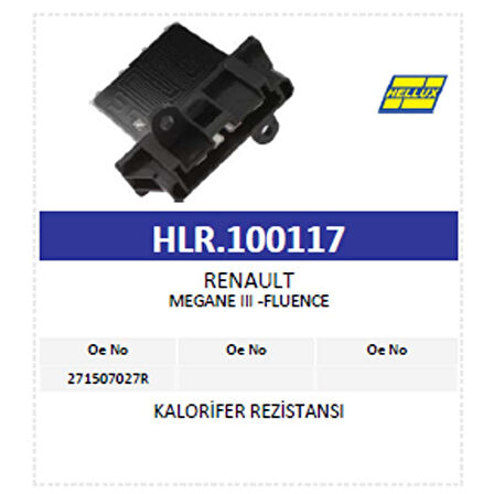 Kalorifer Rezistansı Renault Megane Iıı -Fluence (