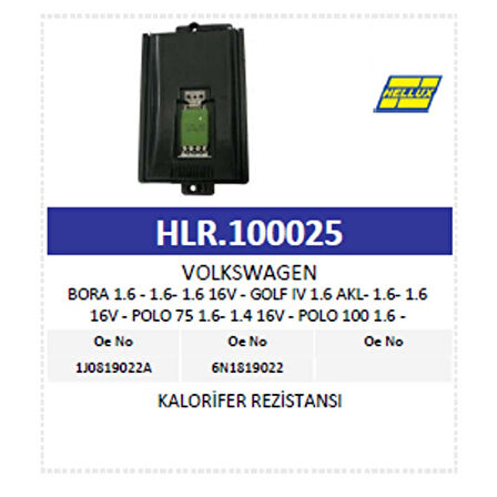 Kalorifer Rezistansı Vw Bora 1.6 - 1.6- 1.6 16V -