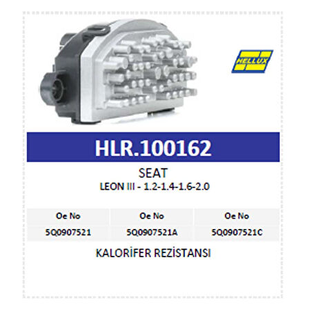 Kalorifer Rezistansı Vw Golf7-Passat-Tiguan 1.2-1.