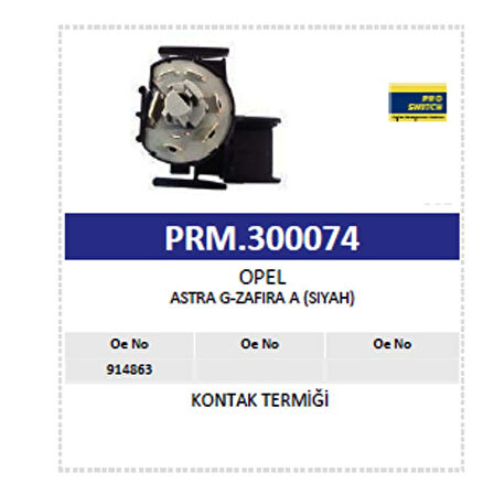 Kontak Termiği Opel Astra G-Zafıra A (Sıyah) (9148