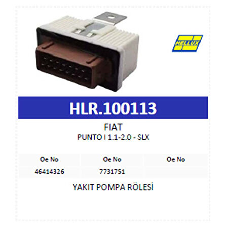 Yakıt Pompa Rölesi Fıat Punto I 1.1-2.0 - Slx (464