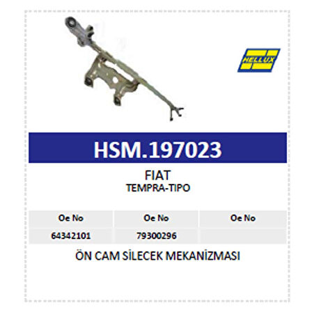 Ön Cam Silecek Mekanizması Fıat Tempra-Tıpo (79300