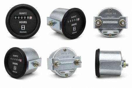 Ölçüsan 112213 Motor Çalışma Saati (Ø 52 Mm, 12-24V İbresiz)