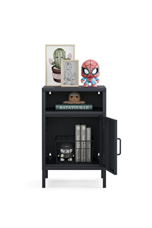 Pera Komodin Açık Raflı 41,5 x 40 x 64,50 cm - 9 Renk Seçeneği Bulunmaktadır