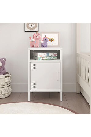 Pera Komodin Açık Raflı 41,5 x 40 x 64,50 cm - 9 Renk Seçeneği Bulunmaktadır