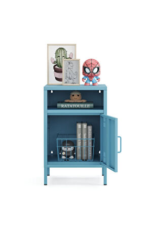 Pera Komodin Açık Raflı 41,5 x 40 x 64,50 cm - 9 Renk Seçeneği Bulunmaktadır