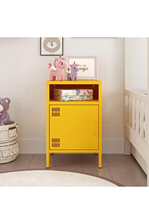 Pera Komodin Açık Raflı 41,5 x 40 x 64,50 cm - 9 Renk Seçeneği Bulunmaktadır