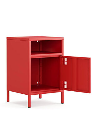 Pera Komodin Açık Raflı 41,5 x 40 x 64,50 cm - 9 Renk Seçeneği Bulunmaktadır