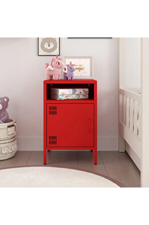 Pera Komodin Açık Raflı 41,5 x 40 x 64,50 cm - 9 Renk Seçeneği Bulunmaktadır