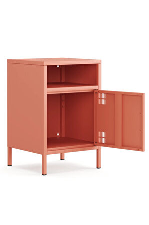 Pera Komodin Açık Raflı 41,5 x 40 x 64,50 cm - 9 Renk Seçeneği Bulunmaktadır