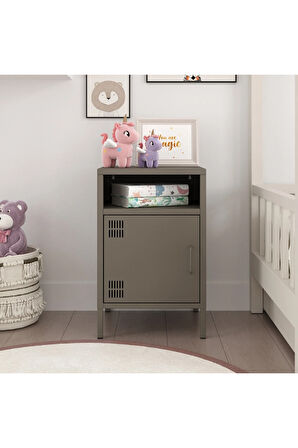 Pera Komodin Açık Raflı 41,5 x 40 x 64,50 cm - 9 Renk Seçeneği Bulunmaktadır