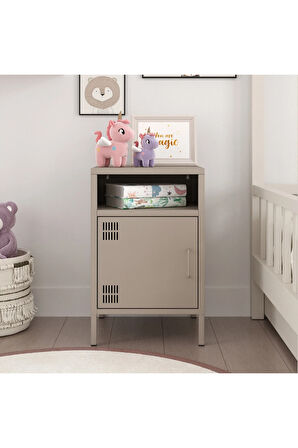 Pera Komodin Açık Raflı 41,5 x 40 x 64,50 cm - 9 Renk Seçeneği Bulunmaktadır