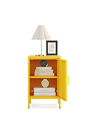 Pera Komodin Kapaklı 41,5 x 40 x 64,50 cm - 9 Renk Seçeneği Bulunmaktadır