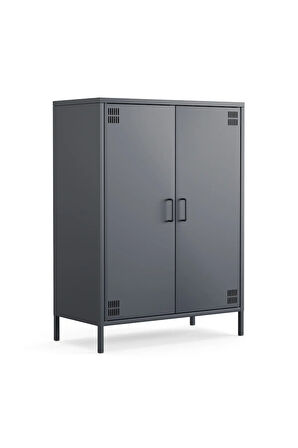 Pera Metal Dolap 2 Kapılı 80,50 x 40 x 109,50 cm - 9 Renk Seçeneği Bulunmaktadır