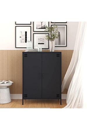 Pera Metal Dolap 2 Kapılı 80,50 x 40 x 109,50 cm - 9 Renk Seçeneği Bulunmaktadır