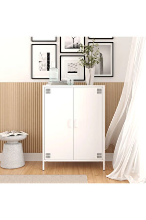 Pera Metal Dolap 2 Kapılı 80,50 x 40 x 109,50 cm - 9 Renk Seçeneği Bulunmaktadır